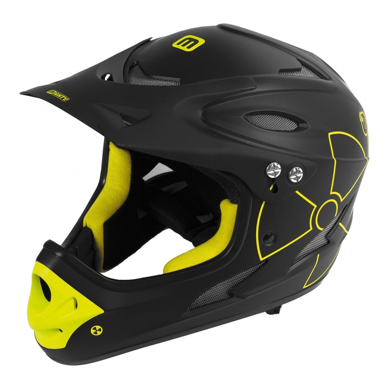 Casque vélo BMX Gist Intégral Fall noir/jaune- 53-56