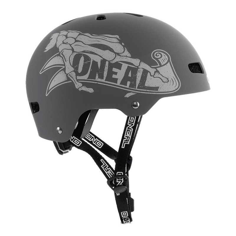 Casque vélo bol O'Neal Dirt Lid ZF Bones gris- M/L