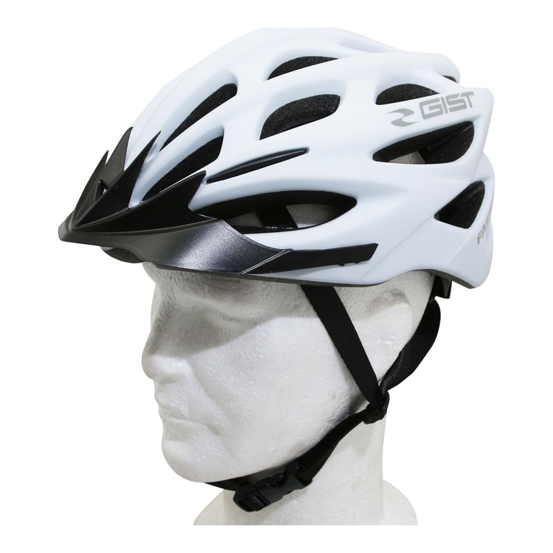 Casque vélo city Gist E-Bike Faster urban blanc mat- 52-58