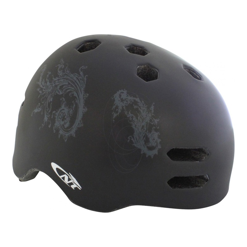 Casque vélo city Newton Urbain noir mat- 53-55