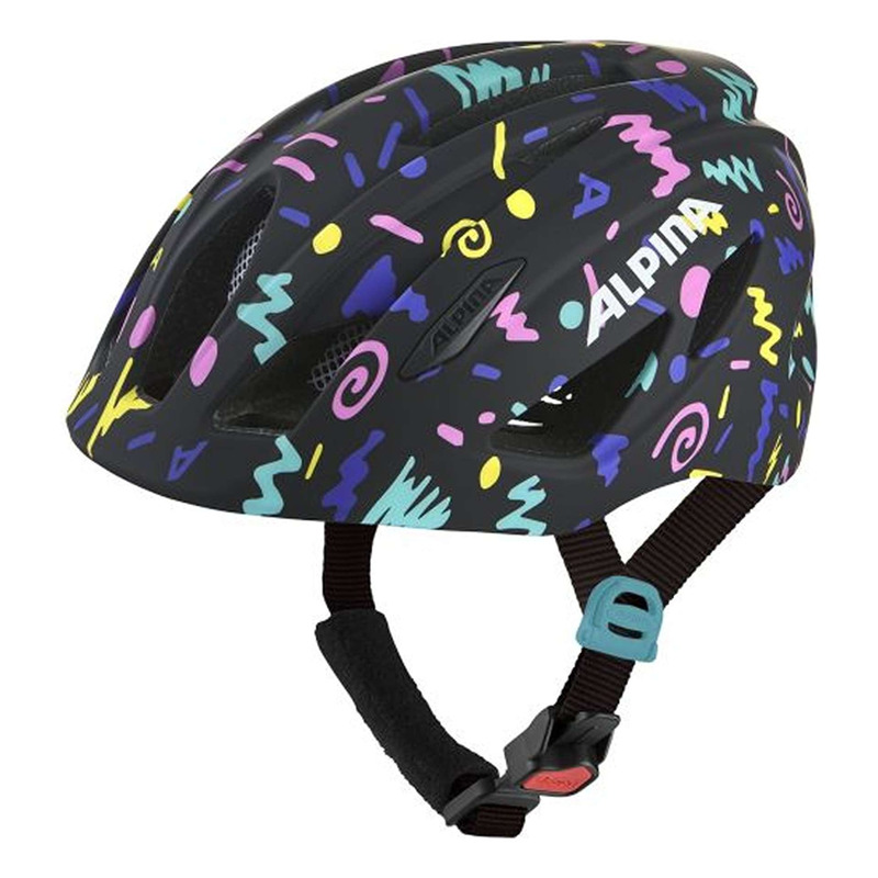 Casque vélo enfant Alpina Pico Black confetti gloss