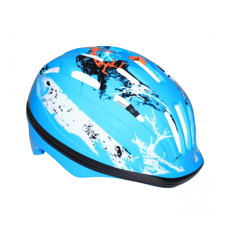 Casque vélo enfant-bébé Newton Graff bleu (taille 44-48)