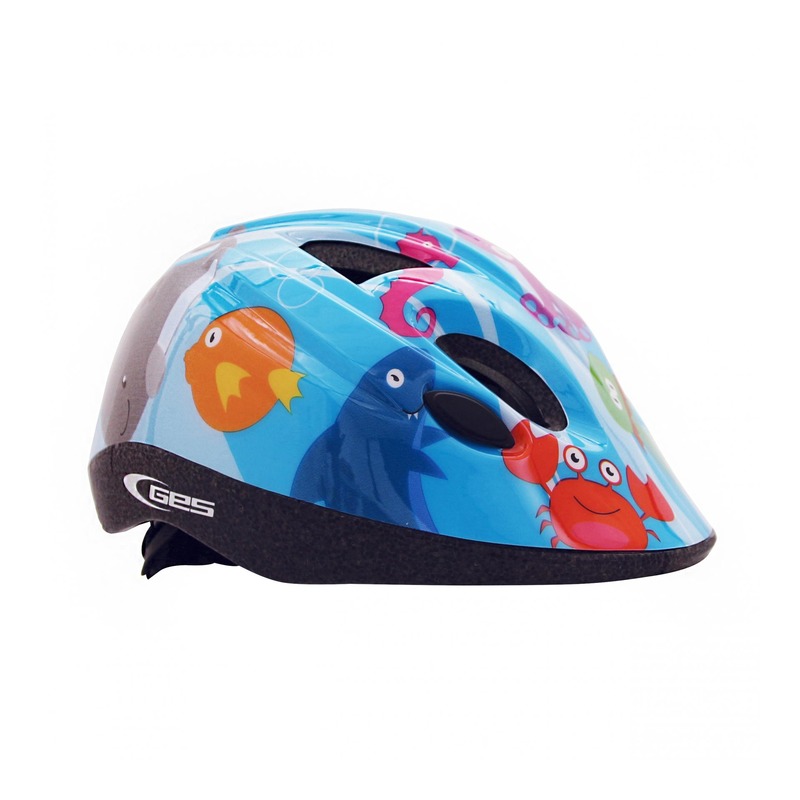 Casque vélo enfant GES Cheeky bleu (taille 46-53)