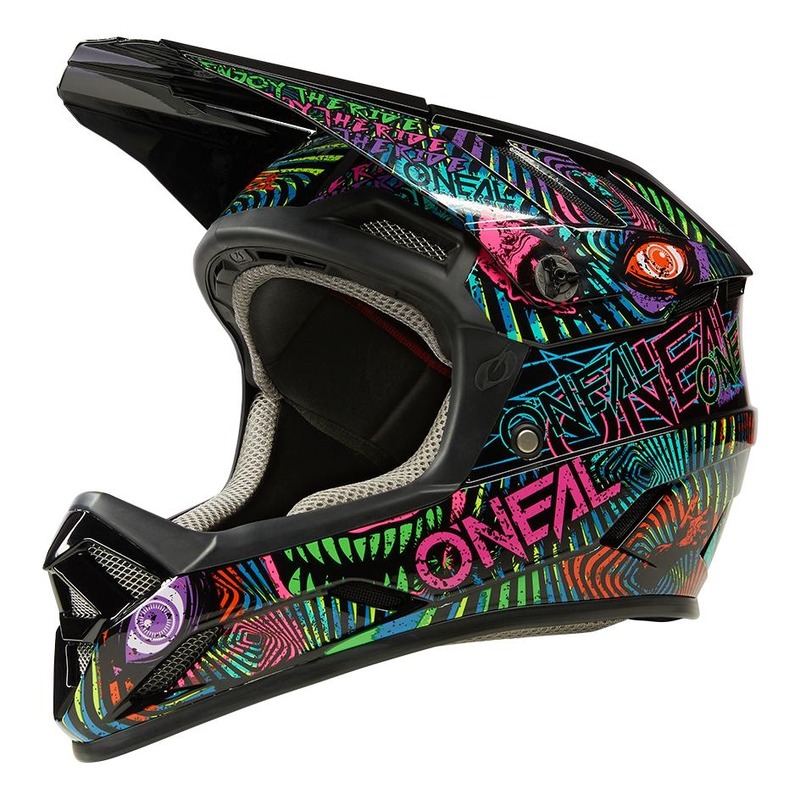Casque vélo intégral O'Neal Backflip Riot multicolore brillant- XS
