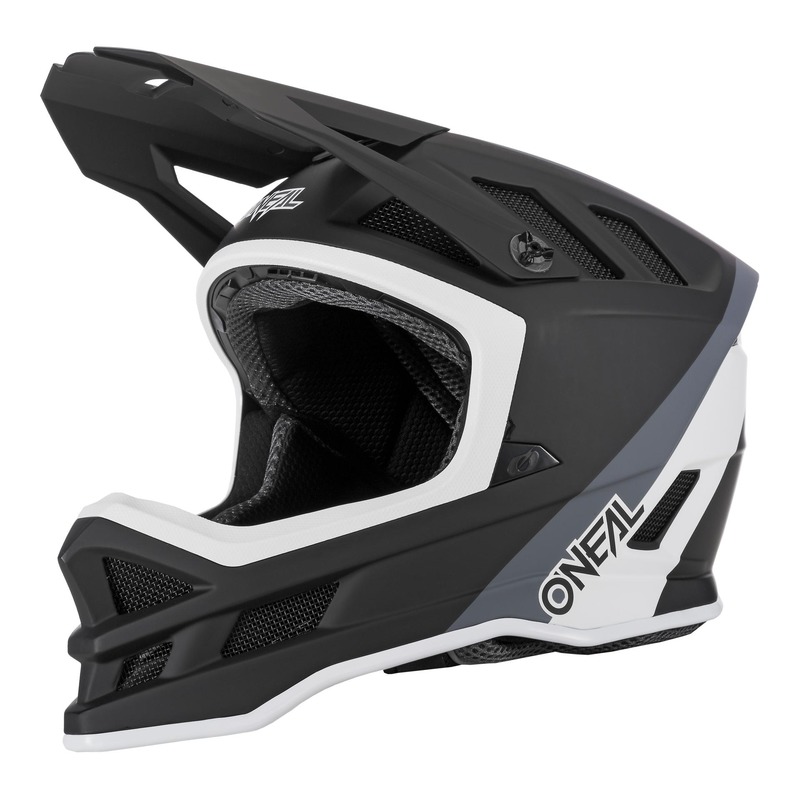 Casque vélo intégral O'Neal Blade hyperlite Charger V.22 noir/blanc