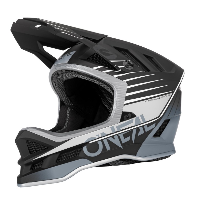 Casque vélo intégral O'Neal Blade polyacrylite Delta V.22 noir/gris