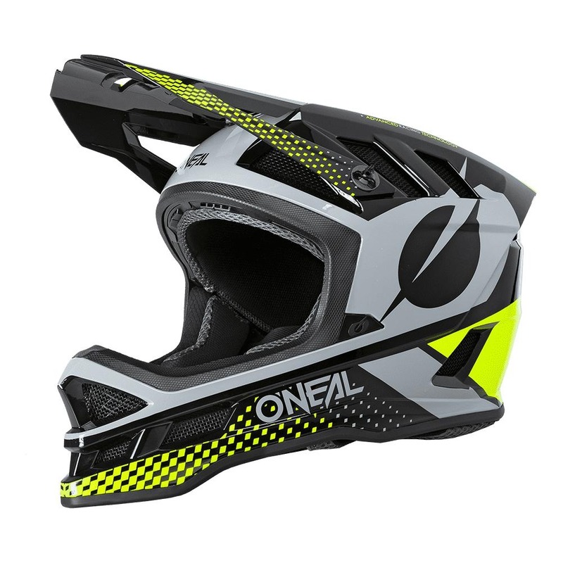 Casque vélo intégral O'Neal Blade polyacrylite ACE IPX® noir/jaune