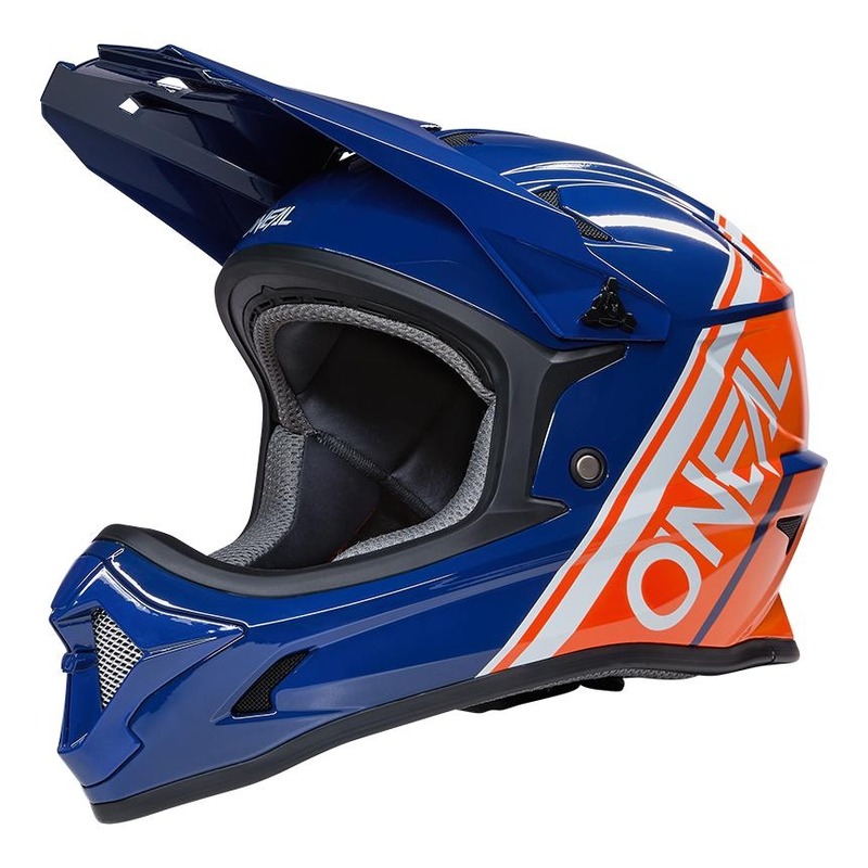 Casque vélo intégral O'Neal Sonus Split bleu/orange brillant- XS