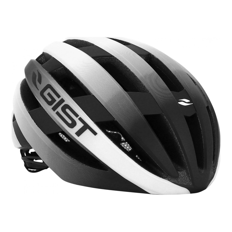 Casque vélo route Gist Revol In-Mold blanc/noir-