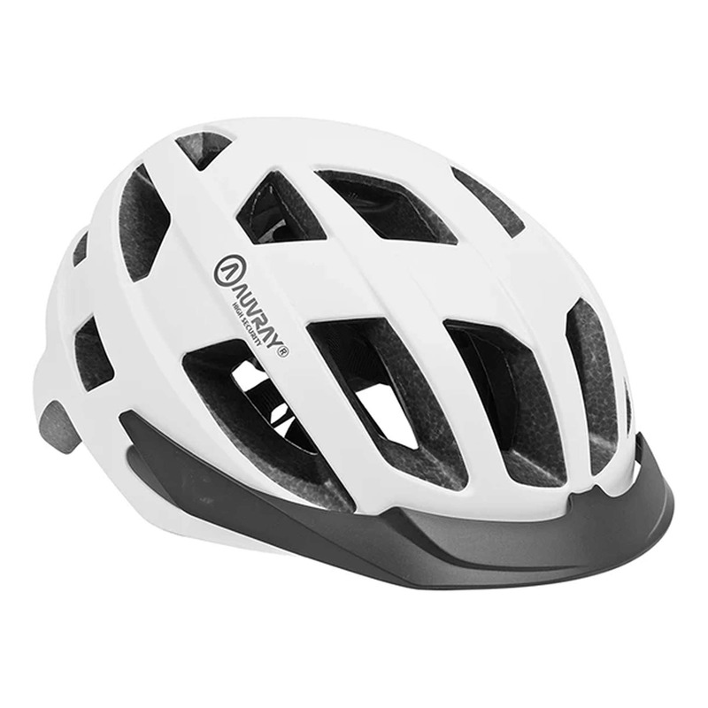 Casque vélo urbain Auvray Protect Blanc
