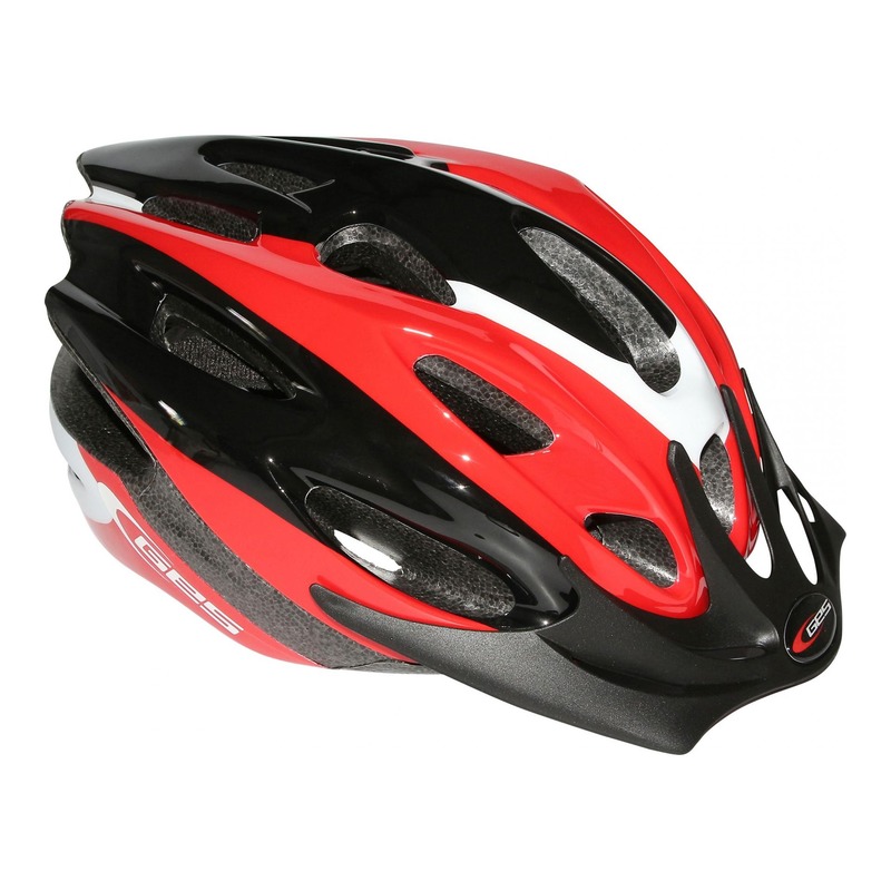 Casque vélo VTT Ges Rocket rouge/noir/blanc- 54-58