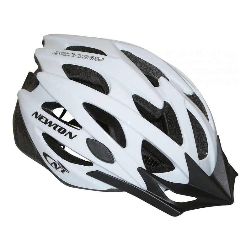 Casque vélo VTT Newton Victory blanc- 55-58