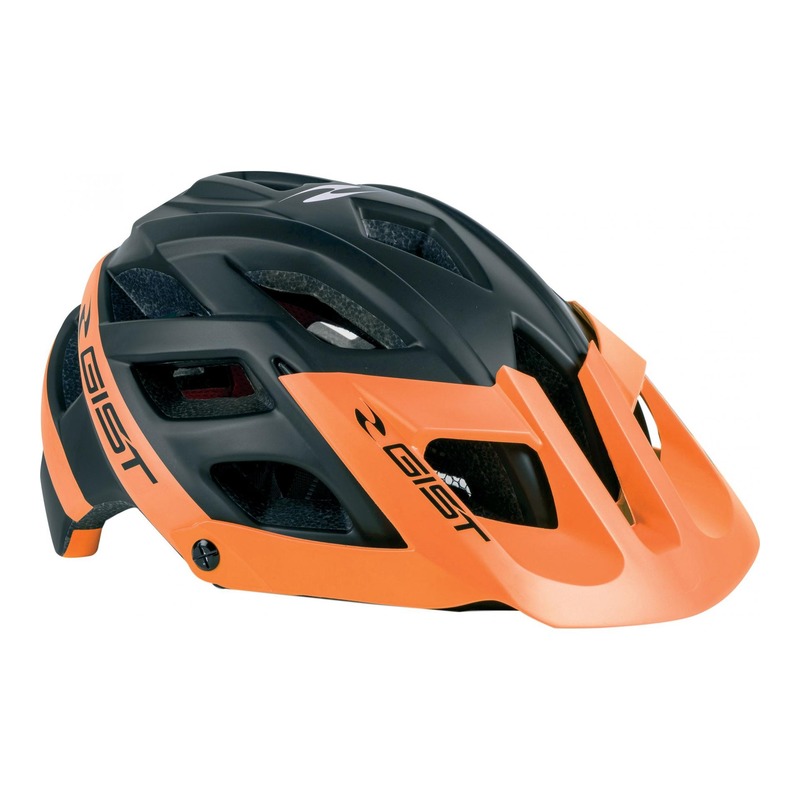Casque VTT adulte Gist ESK noir et orange- 52-58