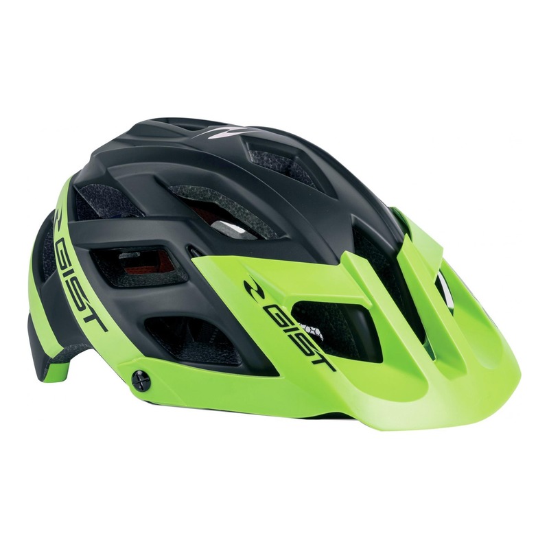Casque VTT adulte Gist ESK noir et vert- 52-58