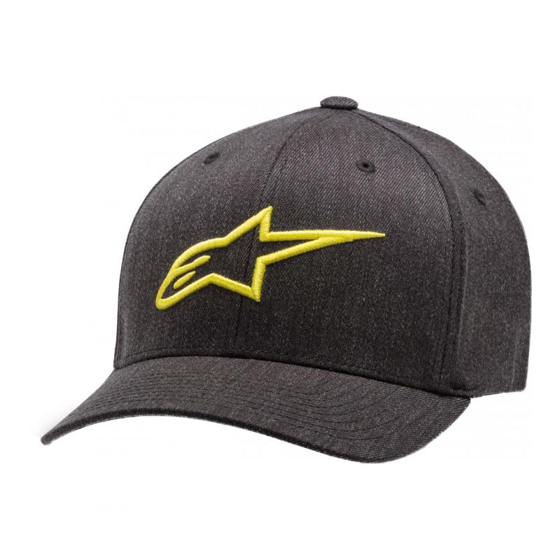 Casquette Alpinestars Ageless Curve Hat charcoal heather/hivis jaune-