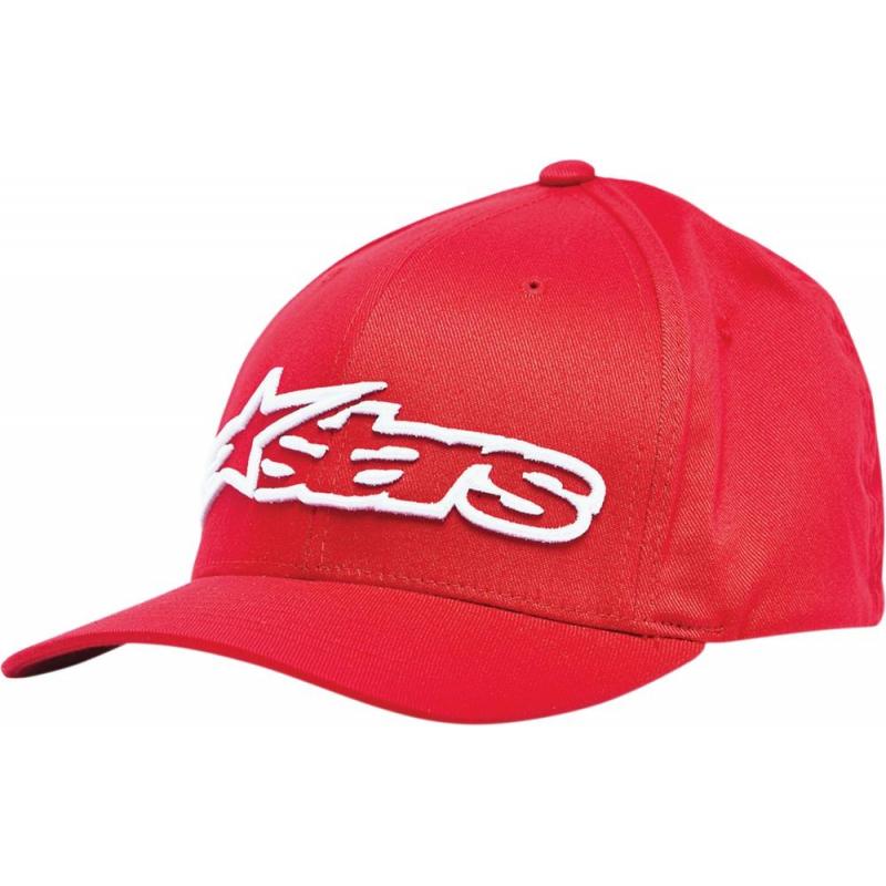 Casquette Alpinestars Blaze Rouge/Blanc- S/M