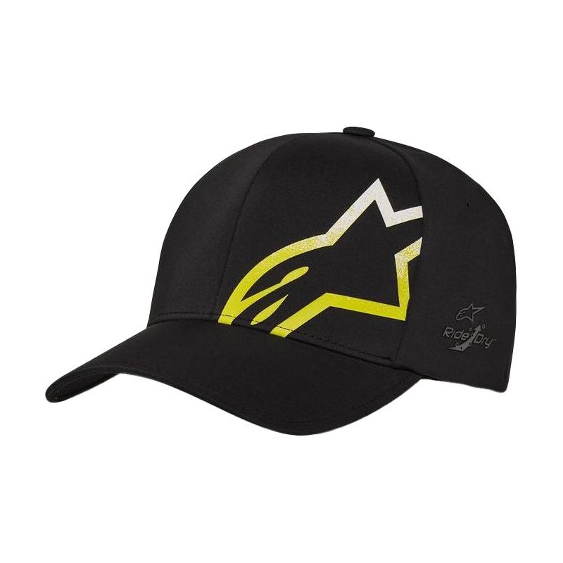 Casquette Alpinestars Corp Shift comet delta noir/jaune fluo- S/M