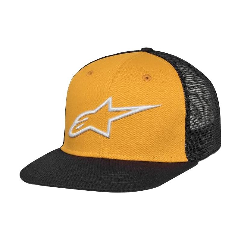 Casquette Alpinestars Corp Trucker gold/noir