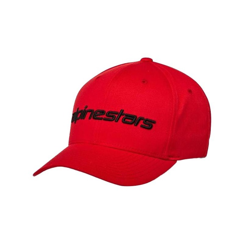 Casquette Alpinestars Linear rouge/noir- S/M
