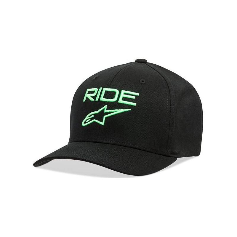 Casquette Alpinestars Ride 2.0 noir/vert- S/M