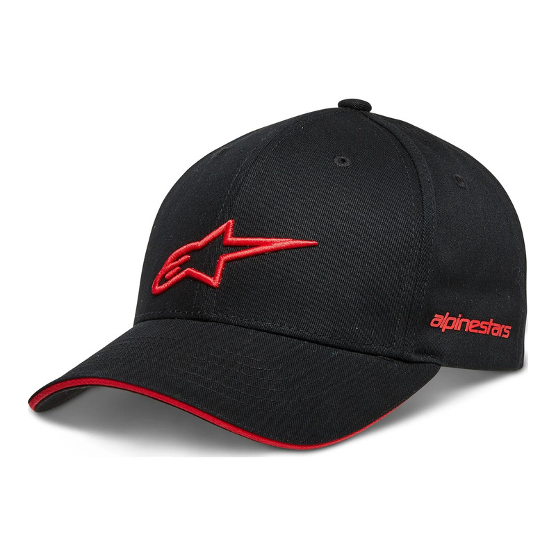 Casquette Alpinestars Rostrum noir/rouge