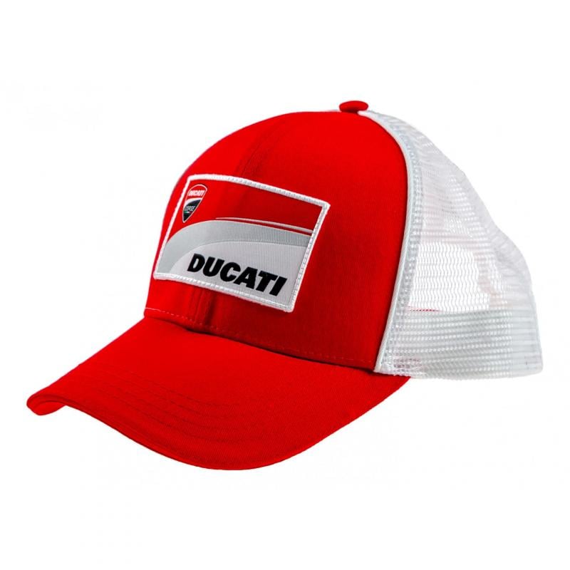 Casquette Baseball Trucker Ducati Racing blanc/rouge