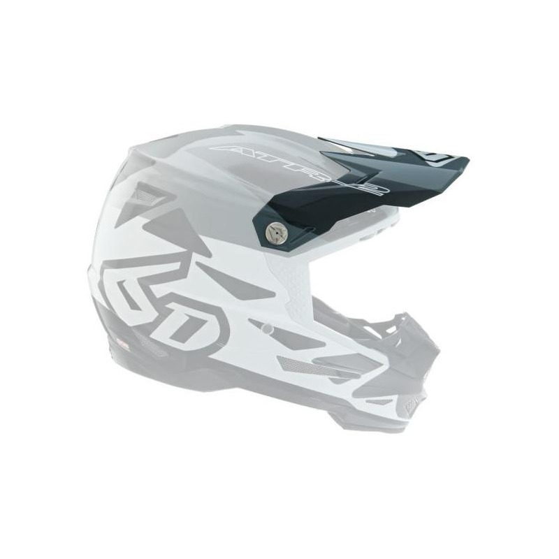 Casquette casque cross 6D ATR-2 Merge blanc/gris/noir brillant
