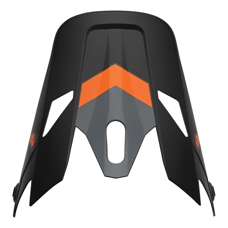 Casquette casque cross Thor Sector Chev charcoal/orange mat