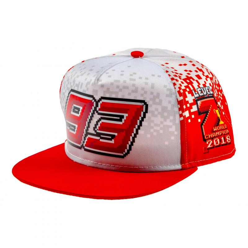 Casquette champion du monde MM93 blanc/rouge