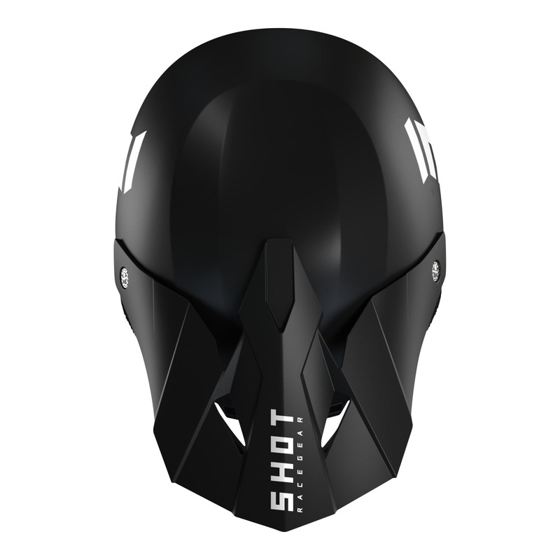 Casquette cross Shot pour casque Furious Solid 2.0 noir mat