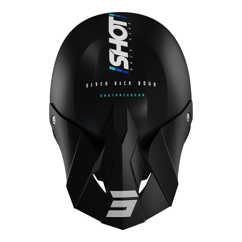 Casquette cross Shot pour casque Furious Story bleu/noir mat