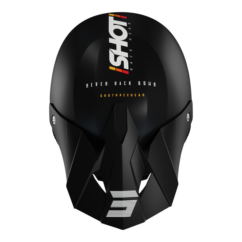 Casquette cross Shot pour casque Furious Story orange/rouge/jaune/noir