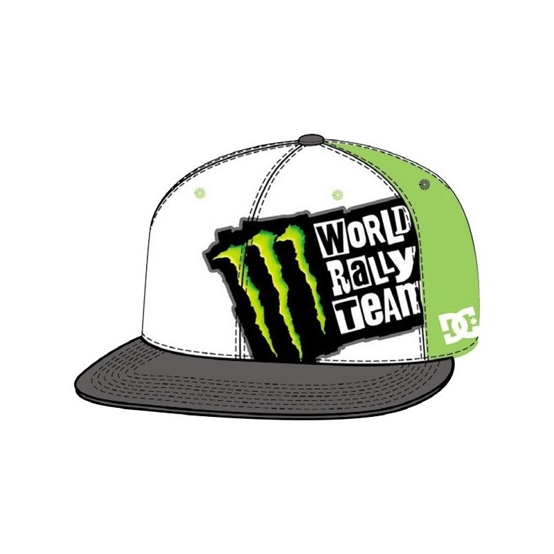 Casquette DC Shoes Monster Ken Block MWRT Drifting blanc/vert/noir- S/