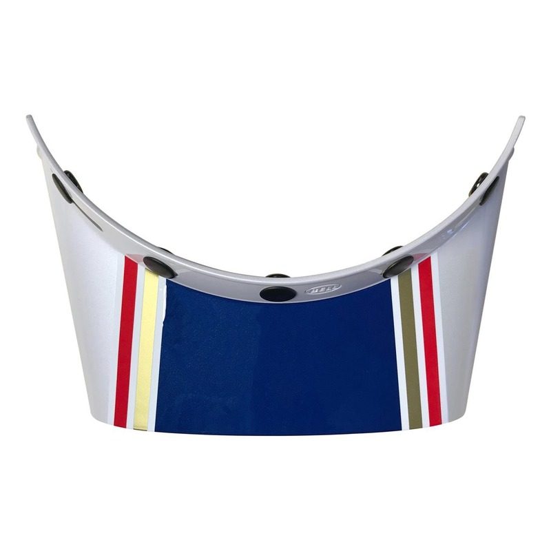 Casquette de casque Bell Moto-3 Malibu blanc
