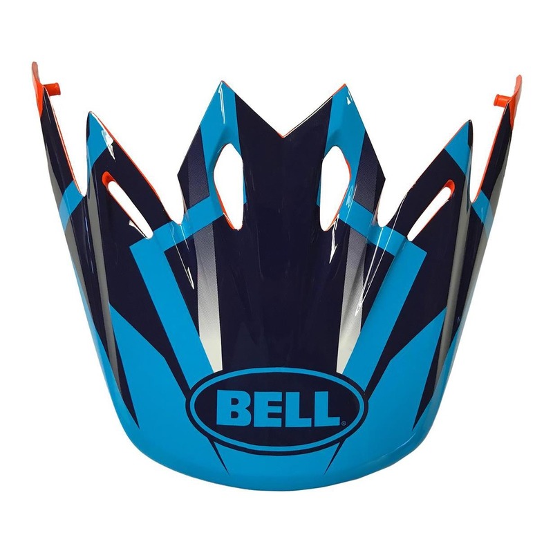 Casquette de casque cross Bell Moto-9 District bleu/orange