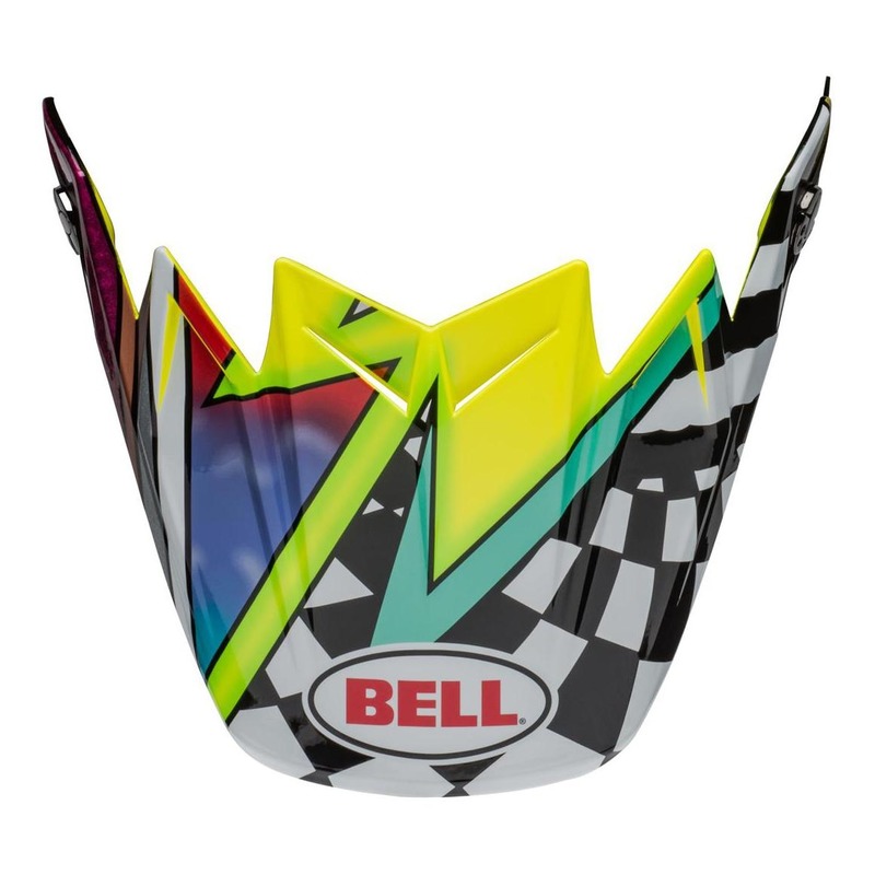 Casquette de casque cross Bell Moto-9 Flex Tagger Mayhem vert/noir/bla