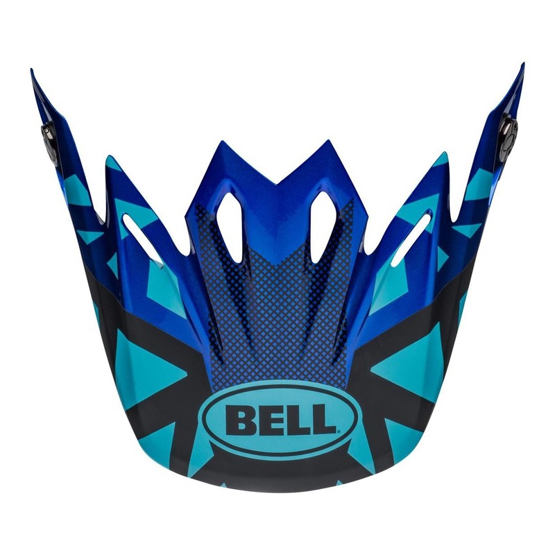 Casquette de casque cross Bell Moto-9 Tremor bleu/noir