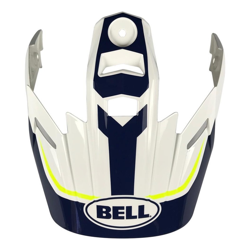 Casquette de casque cross Bell MX-9 Adventure Stryker noir/blanc