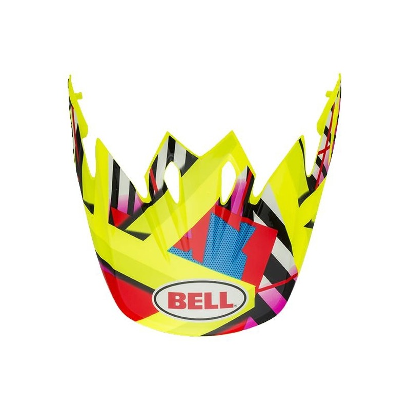 Casquette de casque cross Bell MX-9 Tagger jaune fluo