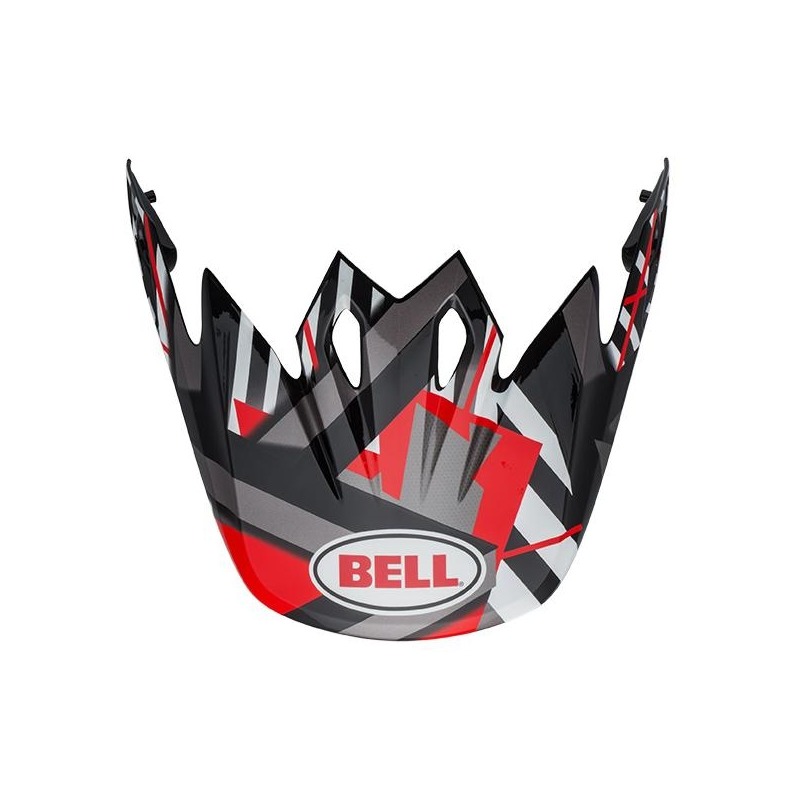 Casquette de casque cross Bell MX-9 Tagger noir/rouge