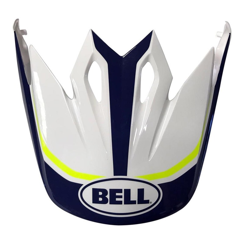 Casquette de casque cross Bell MX-9 Torch blanc/bleu/jaune