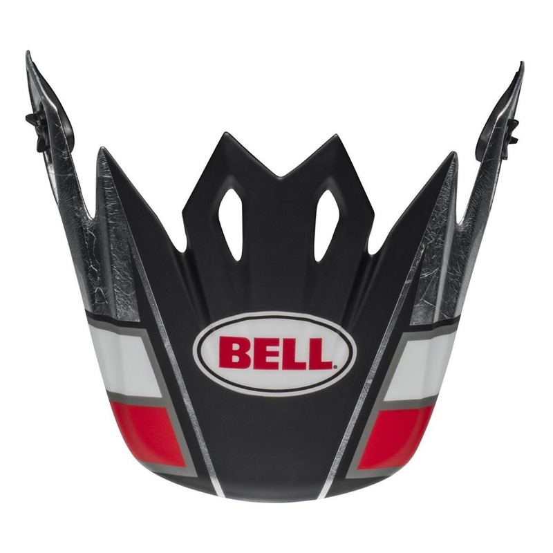 Casquette de casque cross Bell MX-9 Twitch Replica noir/rouge