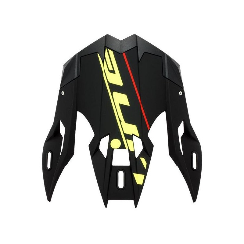 Casquette de casque Cross S-Line S820 noir/jaune mat