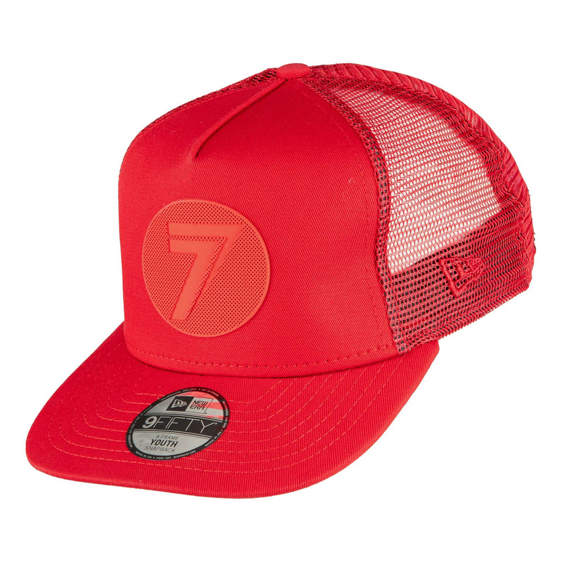 Casquette enfant Seven Dot rouge/rouge