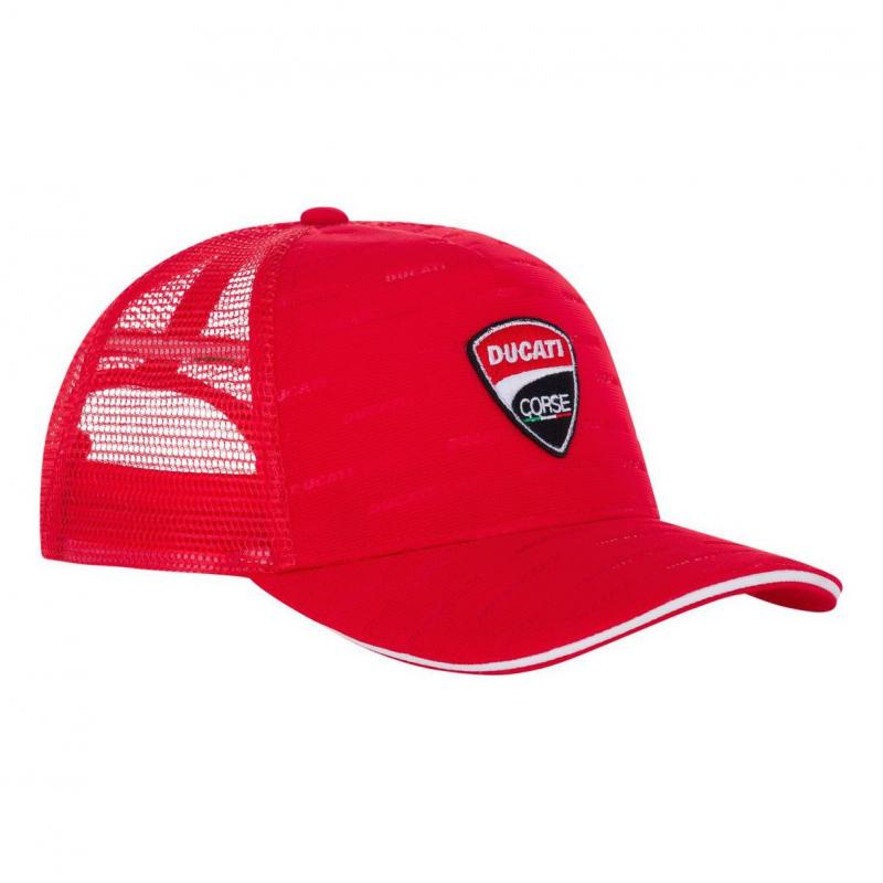 Casquette enfant trucker Ducati Corse rouge
