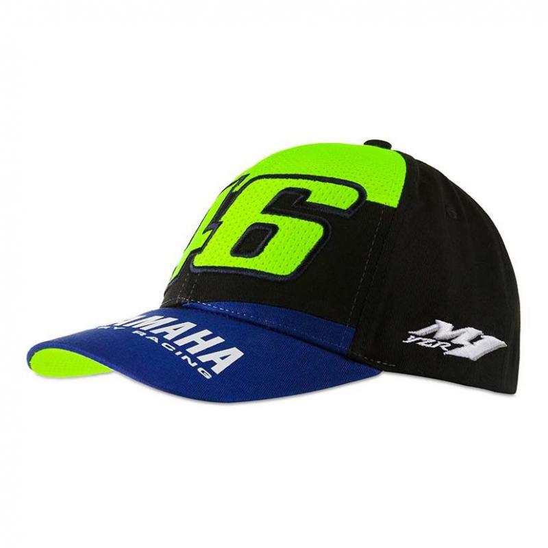 Casquette enfant VR46 Racing Yamaha bleu/noir/jaune
