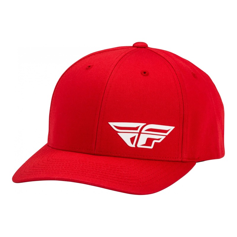 Casquette Fly Racing F-Wing rouge