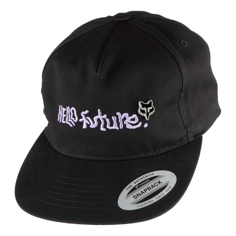 Casquette Fox Racing Hello Future black