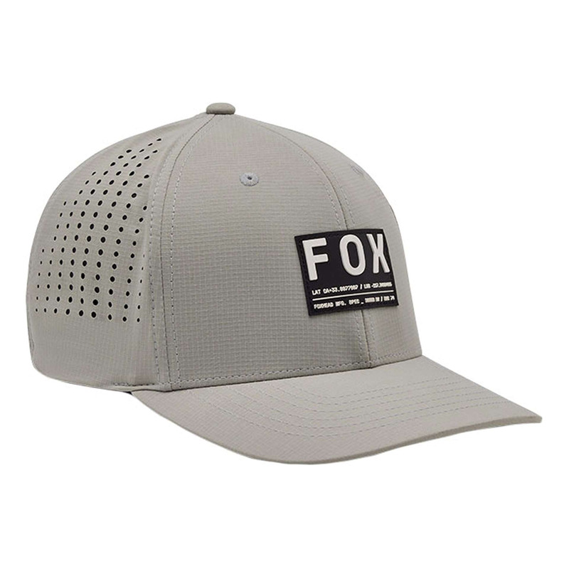 Casquette Fox Racing Non Stop Tech flexfit light grey