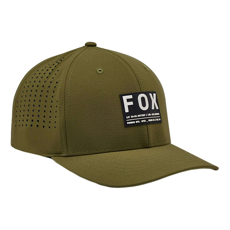 Casquette Fox Racing Non Stop Tech flexfit olive green
